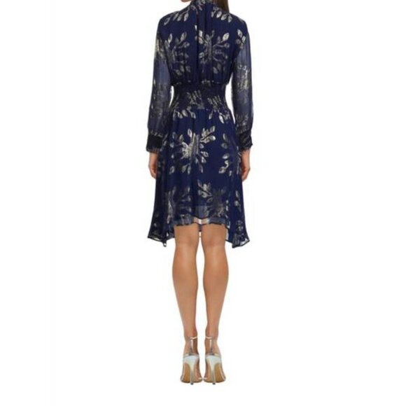 DELFI Collective Navy Blue Rochelle Dress NWT - Size M - Picture 2 of 10